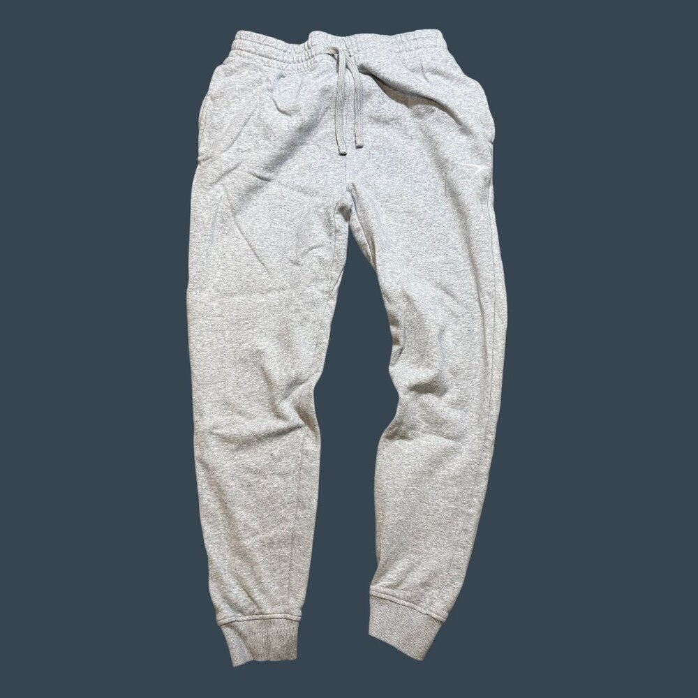 Gymshark Womens Joggers Gray Size M Fleece-Lined Elastic Waistband & Cuffs